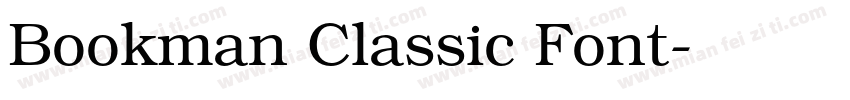 Bookman Classic Font字体转换